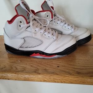 Retro 5 Fire Red